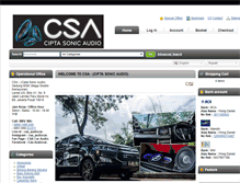 Tablet Screenshot of csa-audiocar.com